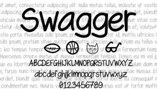 Swagger-Font
