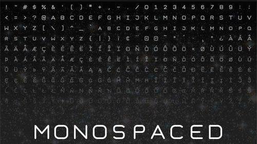 Taurus Mono – Monospace  Stencil Font 5
