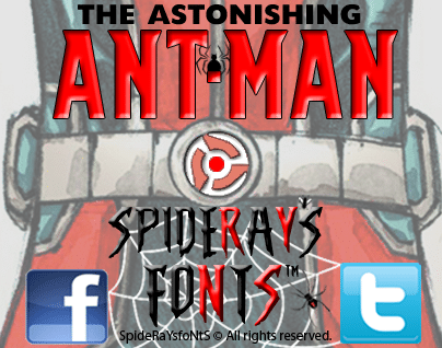 The Astonishing Ant-Man Font