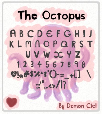 The Octopus Font