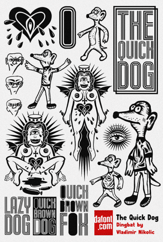The Quick Dog Font 1