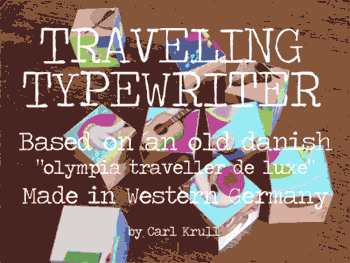 Traveling Typewriter Font 1