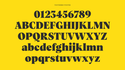 Try Vesterbro Font 4