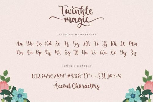 Twinkle Magic Script Font 5