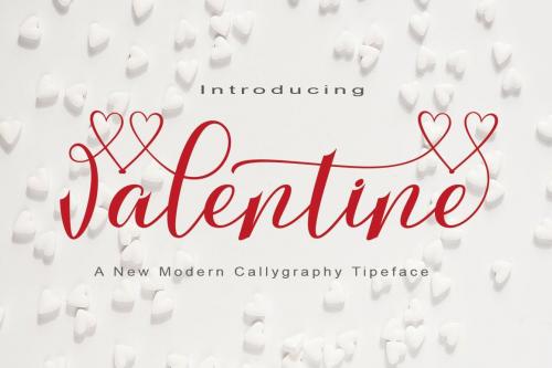 Valentine Modern Calligraphy Font 1