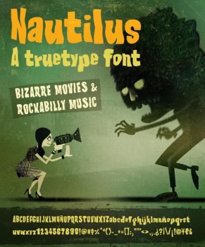 AD Nautilus Font 1