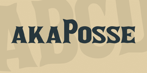Akaposse Font
