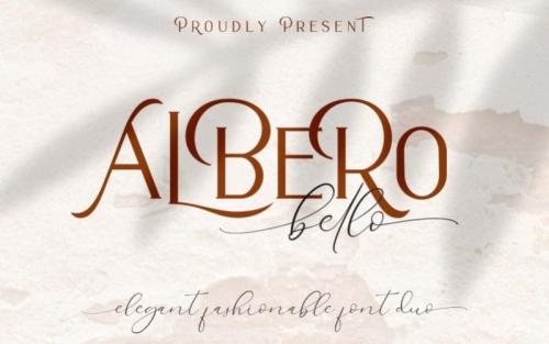Alberobello Fashionable Font Duo 1