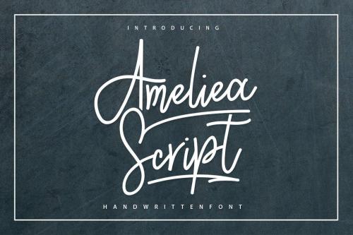 Ameliea Script Font 1