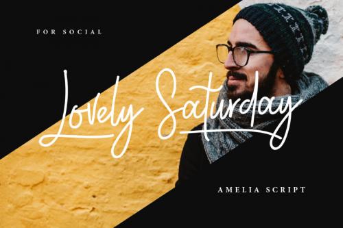 Ameliea Script Font 2