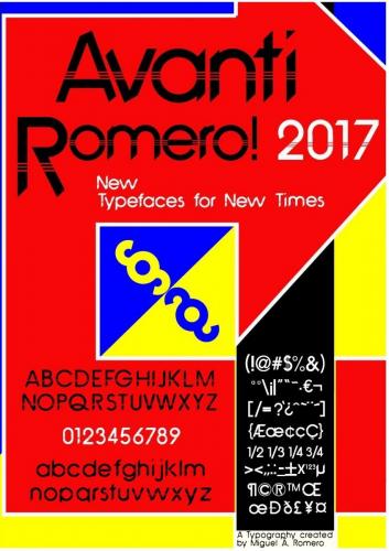 Avanti Romero Font 1