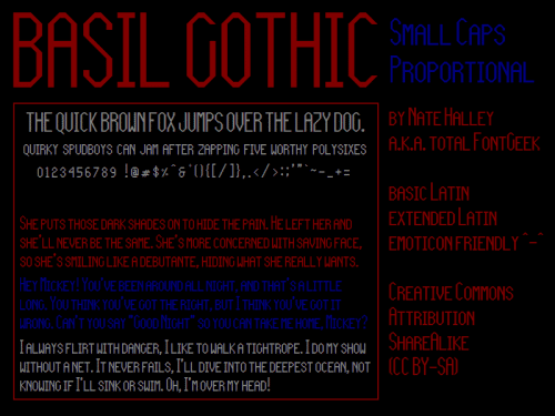 Basil Gothic NBP Font 1