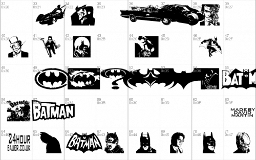 Batman The Dark Knight Font 1