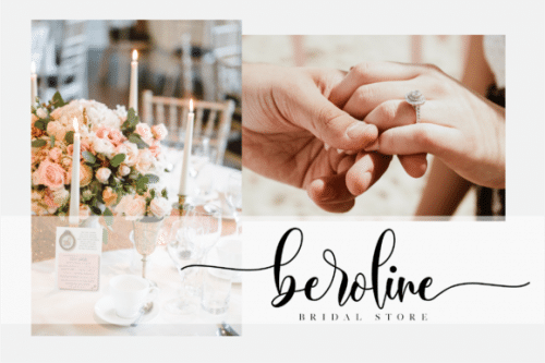 Belindia Modern Calligraphy Font 2