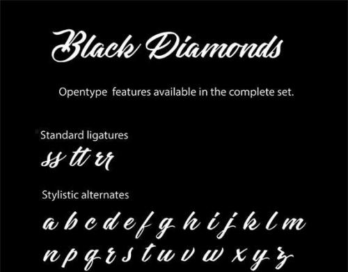 Black-Diamonds-Font