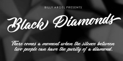 Black Diamonds Font 2