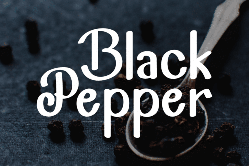 Black Pepper Font 1