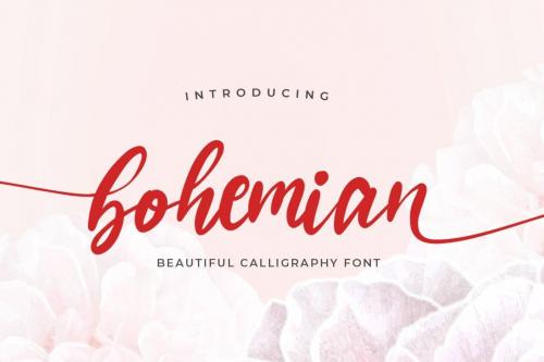 Bohemian  Script Logo Font 1
