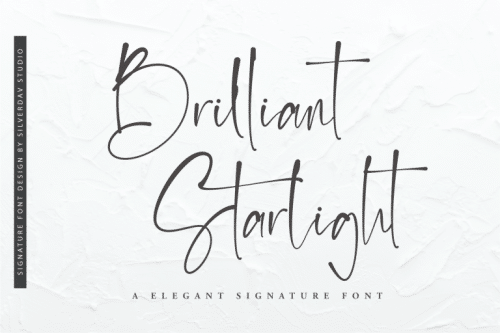 Brilliant Starlight Elegant Signature Font