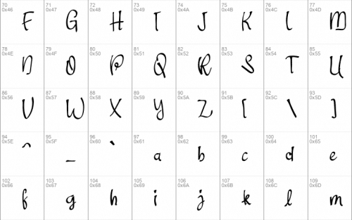 Brush Square Font 3