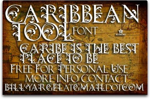 Caribbean Tool Font