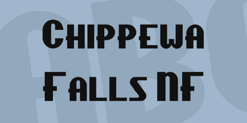 Chippewa Falls NF Font 1
