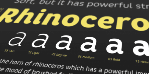 Core Rhino Font 5