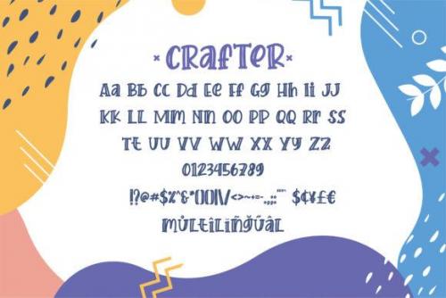 Crafter Hand Lettered Font Duo 4