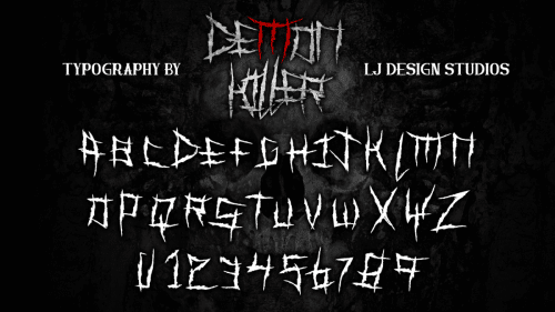 Demon Killer Font 1