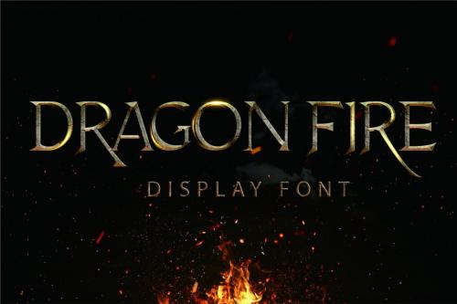 Dragon Fire Font 1
