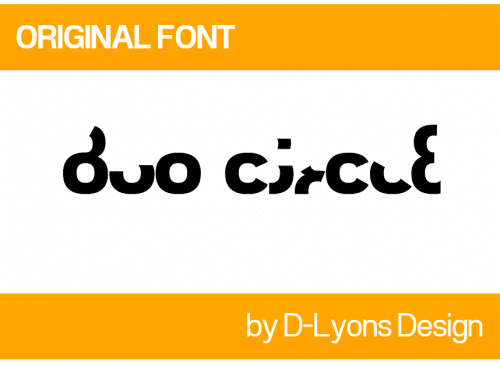 Duo Circle Font 1