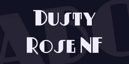 Dusty Rose NF Font 1