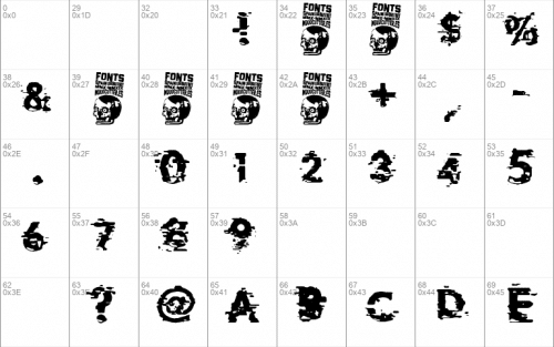 Extreme Glitch Font 2
