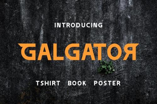 Galgator Free Font 1