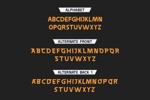 Galgator Free Font 6