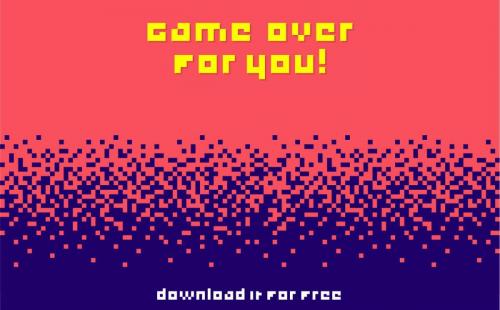 Game Over Pixel Font 4