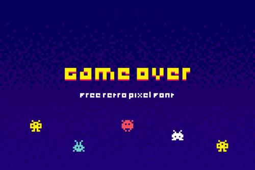 Game Over Pixel Font 5
