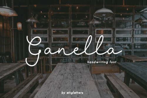 Ganella Handwritting Font 1