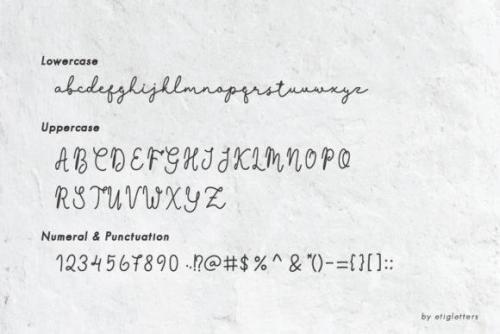 Ganella Handwritting Font 2