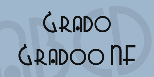 Grado Gradoo NF Font 1