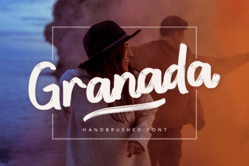 Granada Handbrushed Font 1