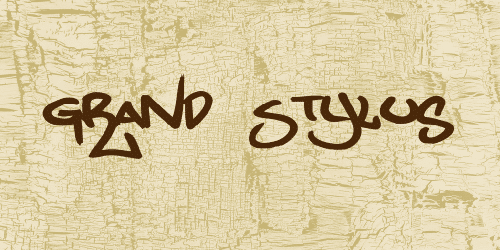 Grand Stylus Font 1
