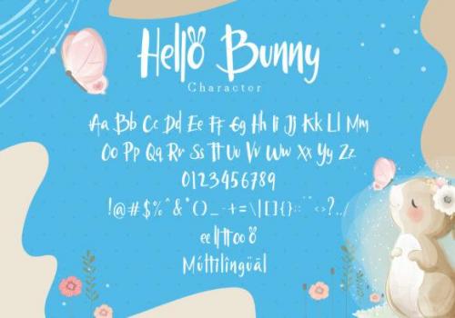 Hello Bunny Font 4