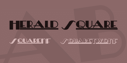 Herald Square Font