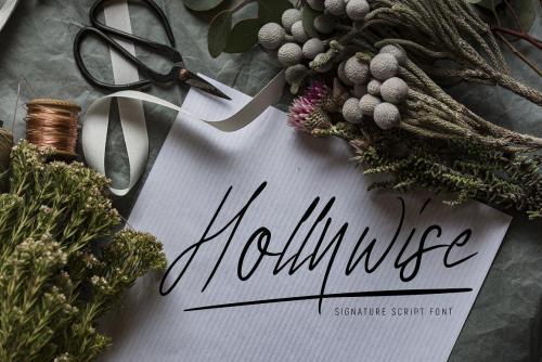 Hollywise Signature Script Font 1