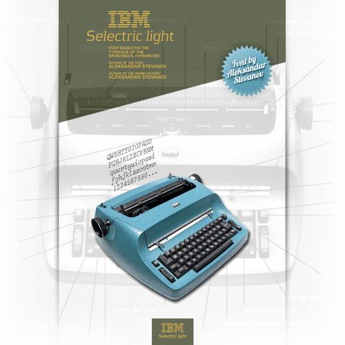 IBM Selectric Light Font 1