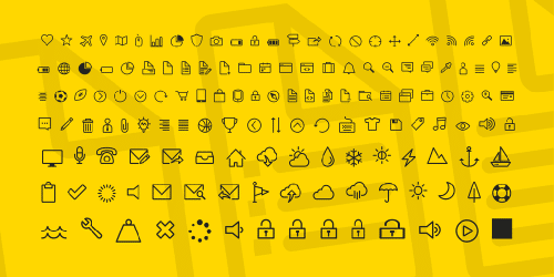 Icon-Works Font 1