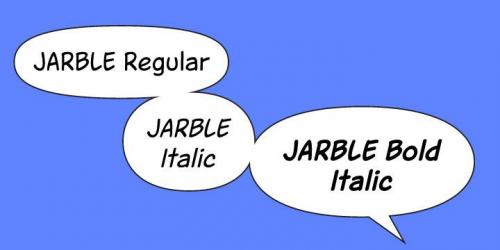 Jarble Font 1