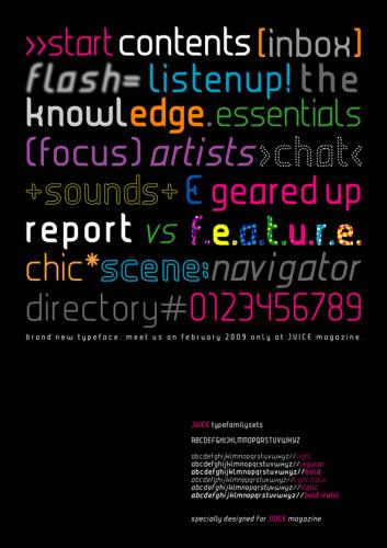 Juice Sans Serif Font 1
