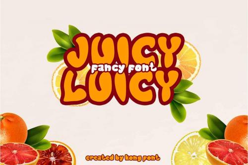 Juicy Luicy Fancy Font 1